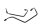 ABS-bremseslange, bageste hydraulikledning BMW K 1200 S K40 K12S 0581 05-08
