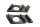 Set di tamponi in gomma per portapacchi, supporto per borse laterali BMW R 1200 GS K25 0307 R12 04-07
