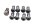 Schraubensatz Befestigung Kupplung BMW R 1200 GS K25 0307 R12 04-07