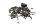 Ruuvisetti, pidike, puristinsetti, asennussarja BMW K 1300 R K43 0518 09-15