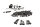 Ruuvisetti, pidike, puristinsetti, asennussarja BMW K 1300 R K43 0518 09-15