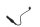 Temperature sensor, left engine, sensor probe BMW R 1200 GS K25 0307 R12 04-07