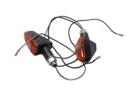 Front left and right turn signal set, tinted Honda CB...