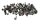Skruvsortiment, list, ram, fäste Honda VFR 800 FI RC46 98-01