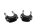 Ohjaustangon kiristin, ylempi haarukan silta, asennussarja BMW R 1200 GS K25 0307 R12 04-07