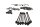 Engine screws, screw set, fastening Suzuki DL 650 V-Strom WVB1 04-06