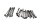 Engine screws, screw set, fastening Suzuki DL 650 V-Strom WVB1 04-06