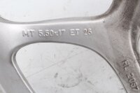Rear wheel rim 5.50x17, offset 26, aluminum BMW F 800 ST K71 0234 06-12