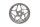 Rear wheel rim 5.50x17, offset 26, aluminum BMW F 800 ST K71 0234 06-12