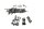 Schroevenset, bevestigingsmiddelen, frame, motor, gewei BMW R 1200 GS K25 0307 R12 04-07