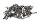 Schroevenset, bevestigingsmiddelen, frame, motor, gewei BMW R 1200 GS K25 0307 R12 04-07