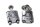 Verstelbare stuurverhogers van chroom Honda CB 1000 F Big One SC30 93-96