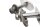 Verstelbare stuurverhogers van chroom Honda CB 1000 F Big One SC30 93-96