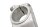 Nederste gaffelbro, styrehovedaksel, headset Honda CB 1000 F Big One SC30 93-96