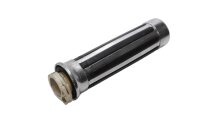Right throttle grip, chrome black, grip sleeve Honda CB...