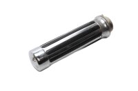 Right throttle grip, chrome black, grip sleeve Honda CB...