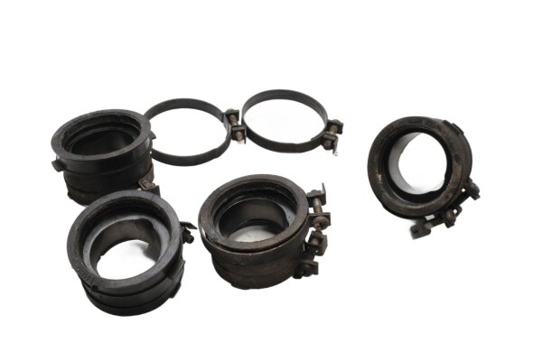 Juego de abrazaderas de goma para colector de admisión del carburador Honda VFR 800 FI RC46 98-01