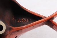 Cerchio ruota anteriore 3.5x17 anteriore arancione KTM 1290 Super Duke R 1290SDR/14 14-16