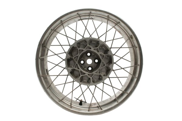 Rueda trasera con llanta de radios de 17 pulgadas y diámetro 4.00x17. BMW R 1150 GS R21 0415 99-04