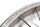 19-tums ekerhjul, framaxel, framhjulsfälg BMW R 1100 GS 259 0409 93-99