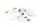 Kit de vis, capuchon, bague, carénage, cadre, stock restant Triumph universell