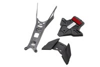 License plate holder, reflector, mudguard, rear carrier...