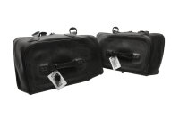 Leather saddlebags with lock and key Harley Davidson universell