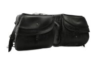 Leather saddlebags with lock and key Harley Davidson universell