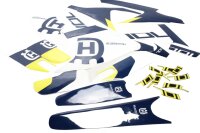 Dekor Aufkleber Set Grafik Kit Verkleidung Sticker Husqvarna universell