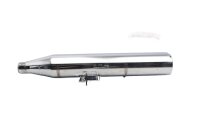 Chrome-plated exhaust muffler and catalytic converter,...