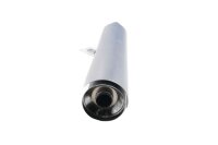 Chrome-plated exhaust muffler and catalytic converter, Street Custom Harley Davidson universell