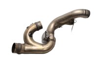 Exhaust manifold Y-connection exhaust pipe Ducati 1098...