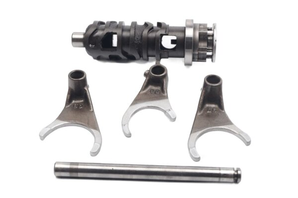 Tamburo del cambio, forcelle del cambio, asta del cambio, cambio Kawasaki GPz 1100 ZXT10E/E 95-98
