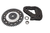 Chain kit, drive set, chain, sprocket, chainring Kawasaki...