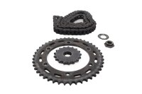 Kit catena, set trasmissione, catena, pignone, corona Kawasaki GPz 1100 ZXT10E/E 95-98