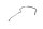 Clutch pressure line, hydraulic line, hose Kawasaki GPz 1100 ZXT10E/E 95-98