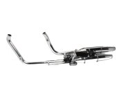 Dual exhaust system chrome complete manifold Harley...