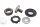 Set di cuscinetti superiori del ponte della forcella, morsetto della testa dello sterzo Kawasaki GPz 1100 ZXT10E/E 95-98