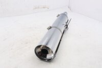 Exhaust silencer, catalytic converter, slip-on, chrome Harley Davidson universell