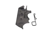 Cache-poussière du pontet inférieur de fourche Kawasaki GPz 1100 ZXT10E/E 95-98