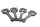 Vevstakssats, vevaxel, motor, kolvlager BMW K 1200 R K43 0594 05-08