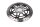 Vasen etujarrulevy, reiitetty, 4,5 mm Kawasaki GPz 1100 ZXT10E/E 95-98