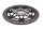Vasen etujarrulevy, reiitetty, 4,5 mm Kawasaki GPz 1100 ZXT10E/E 95-98