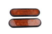 Fork reflector set orange side left right chassis...