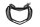 Asa de agarre trasera, asa de agarre del pasajero, asa de equipaje, negro Yamaha GPD 125 A NMax 24-24