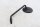 Espejo retrovisor izquierdo redondo, soporte universal M8, negro. universal Zubehör