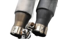 Silenziatore di scarico doppio sistema sinistro e destro, nero Moto Guzzi V9 850 Bobber 19-19