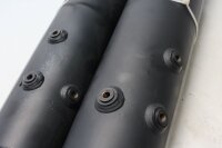 Silenziatore di scarico doppio sistema sinistro e destro, nero Moto Guzzi V9 850 Bobber 19-19