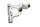Svingarmslagerblock, axellagerfäste, bakhjul BMW K 1200 GT K44 K12S 0587 06-08