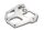 Porte-bagages, porte-bagages arrière, dessus, plaque en aluminium BMW K 1200 GT K44 K12S 0587 06-08